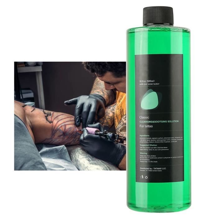500ml tatouage savon vert solution nettoyante apaisante peau tatouage propre soulager l