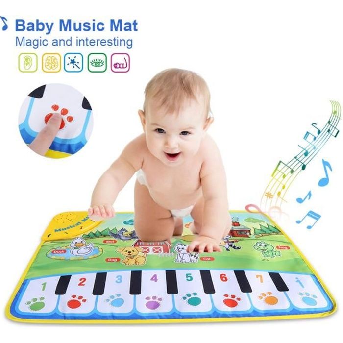Tapis de musique de bébé jouet de musical éducatif ---SEC - Cdiscount  Puériculture & Eveil bébé