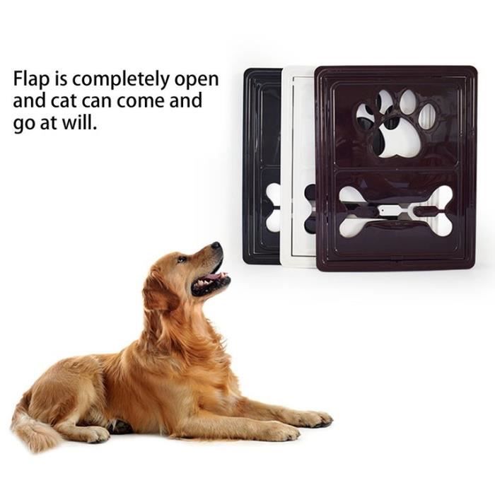 Chatiere Porte Moustiquaire De Chien Chat Animaux De Compagnie En Os Pour Fenetre Cdiscount Maison