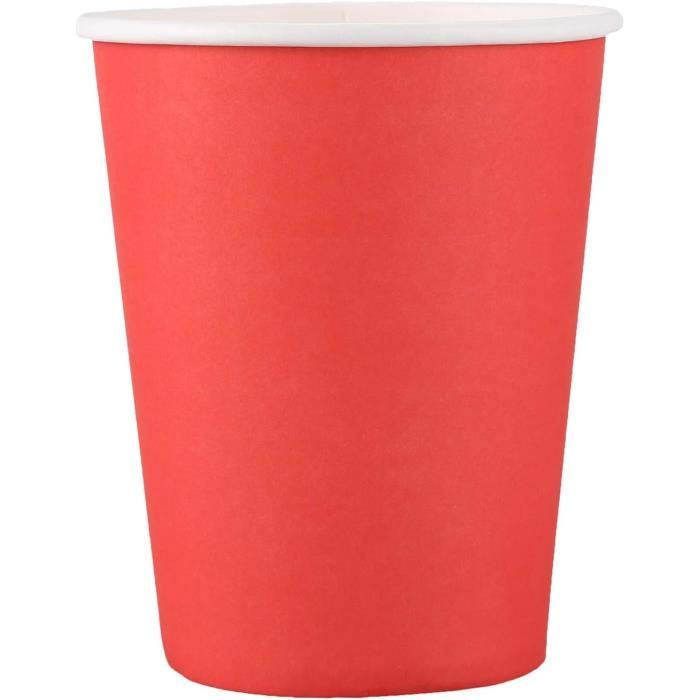 Lot De 100 Gobelets En Carton 3 Oz (90 Ml) – Jetables, Empilables, Pour Salle De Bain, Café, Fêtes, Camping