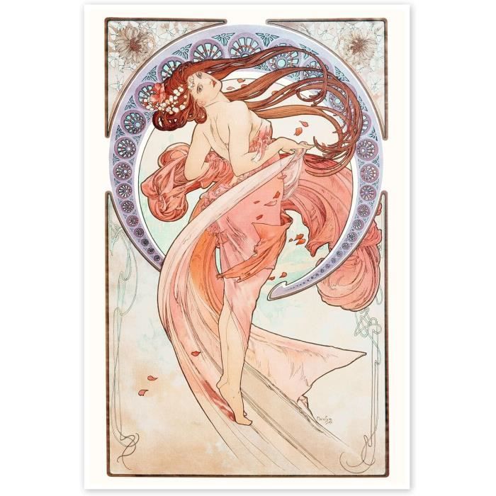 La Danse Lithographs Series By Alphonse Mucha, 1898