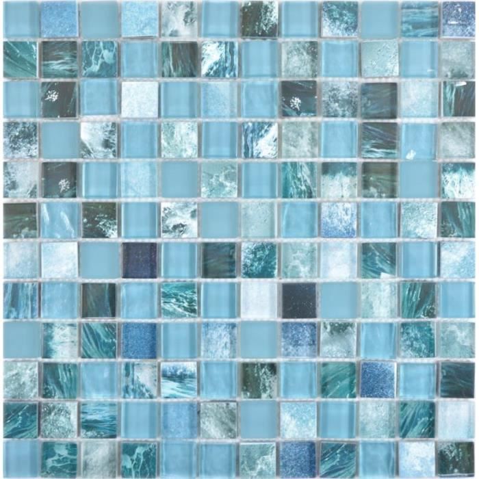 Mosaïque En Verre Carrelage Economy Gris Argent