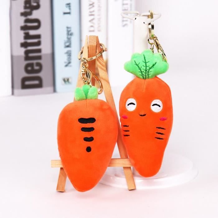 Oce180anYLV Dessin Anim/é Mignon Carotte Pendentif Porte-cl/és Aroma Porte-cl/és Titulaire Sac De Voiture Suspendu D/écor Random Style