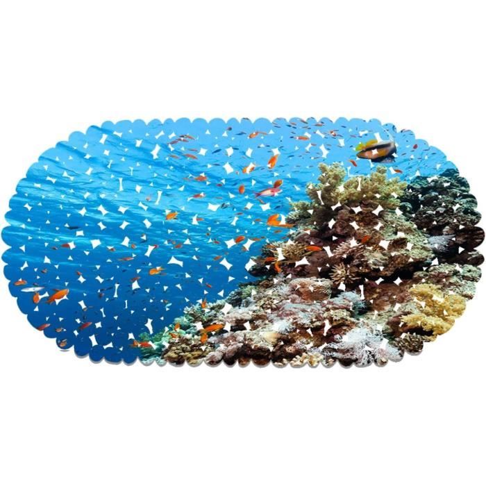 SONGZIMING Tapis De Bain Antidérapant En Galets Avec Trous De