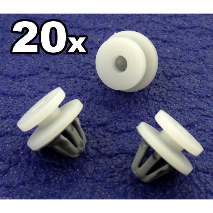 20x VOLVO rivet fastener clips en plastique-Pour Pare-chocs Panneaux Garniture, façades doublure