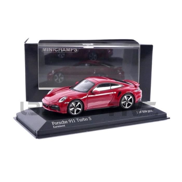 Voiture Miniature de Collection - MINICHAMPS 1/43 - PORSCHE 911 (992) Turbo  S - 2020 - Red - 410069475 - Cdiscount Jeux - Jouets