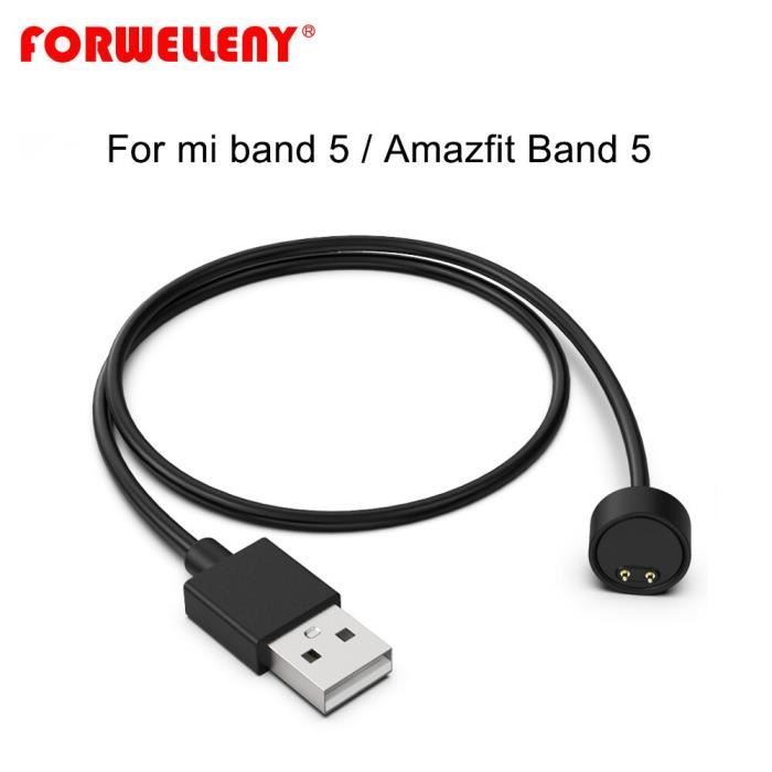Chargeur USB pour Xiaomi Mi Band 5 amazfit band 5 c ble de