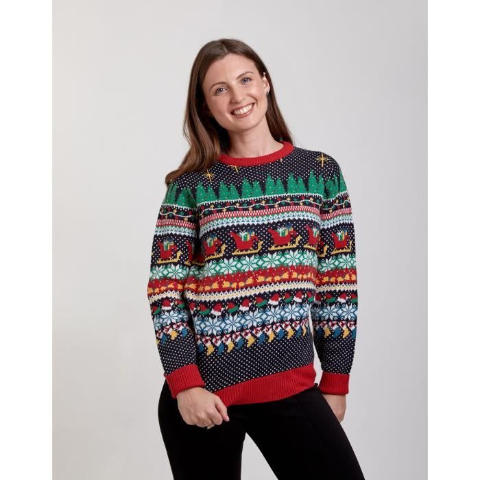 Pull jacquard femme - Achat / Vente pas cher - Cdiscount