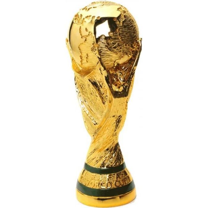 EOFLW Réplique du trophée de la Coupe du monde de football 2022 en résine -  26,9 cm - Pour chambre à coucher, bureau, bureau
