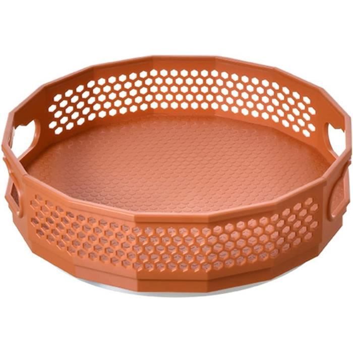 KEWUZY Étagère à Épices Rotative 360° 2 Étages - Organisateur Cuisine Et Salle De Bain Transparent
