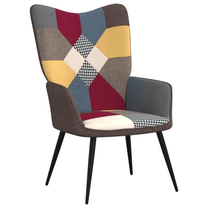 Star Market® Luxueux Chaise de relaxation Patchwork Tissu Moderne & Confortable EU52029