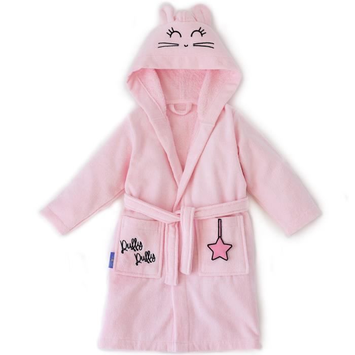 Milk Moo Chanchin Peignoir En Velours Peignoir Pour Enfants Serviette A Capuche Pour Bebe Convient Aux Enfants De 2 A 4 Ans Cdiscount Maison