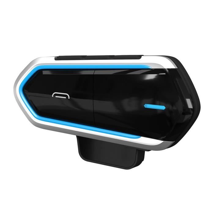 Couleur bleue Kit Audio Étanche B35 Pour Moto, Kit Mains-Libres, Communicur de Casque Bluetooth, Accessoires