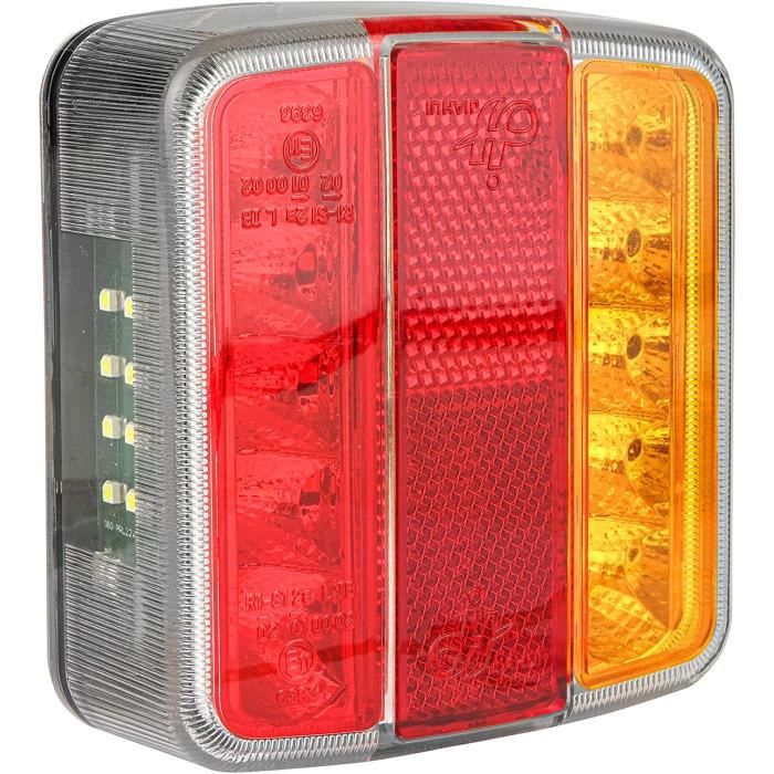 2 X Feux Arrière LED Feux De Recul Freinage Clignotant Eclairage Phare Arriere 40 Led 12v 24v Pour Remorque Camion Caravane Uv Bateau Camping Car 86283657