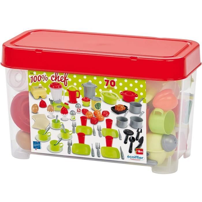 Jouets Ecoiffier 2598 Coffret Dinette 100 Chef Vaisselle Ustensiles De Cuisine Et Aliments 70 Pieces Des 18 Mois 127 Cdiscount Jeux Jouets Jouets Ecoiffier 2598 Coffret Dinette 100 Chef Vaisselle Ustensiles De Cuisine Et Aliments 70 Pieces Des 18 Mois 127 Cdiscount Jeux Jouets