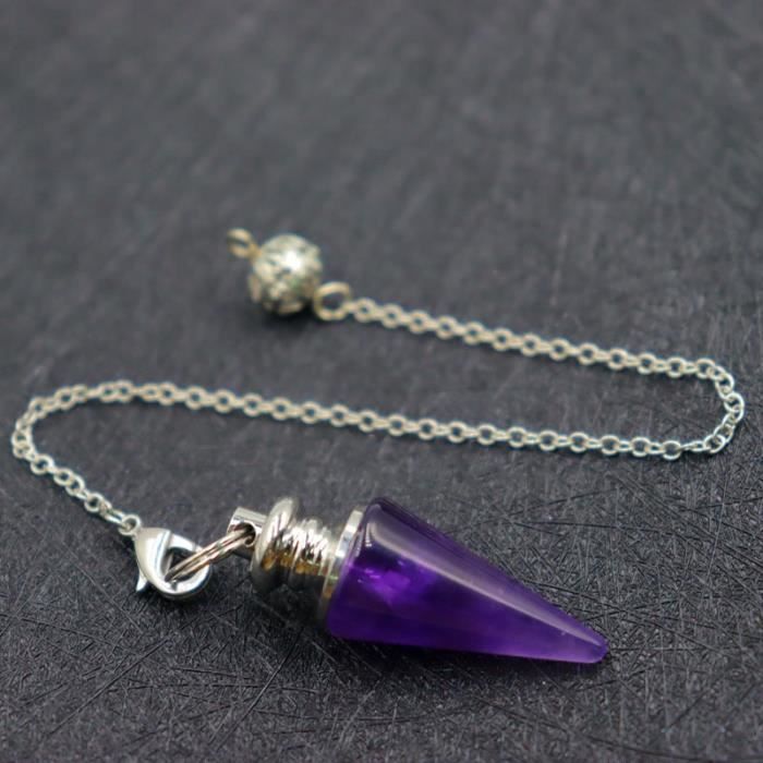 Pendentif En Argent Avec Pomme De Pin Et Améthystes - Chaîne Incluse - Envoyé De France
