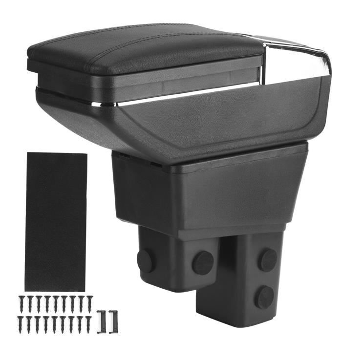 Housse D'Accoudoir Cuir Synthétique Pour Mini R52/R53/R56 – Remplacement Console Centrale Noir Élégant