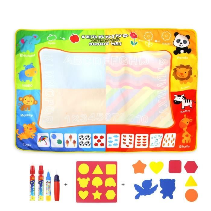 Tapis Magique de Dessin d'eau pour Enfants, Dessin, Tapis de Peinture