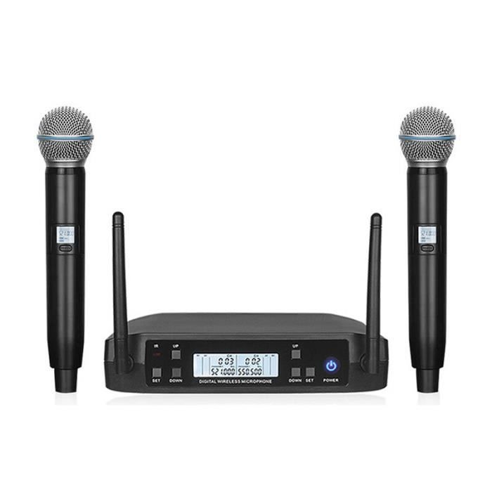 Microphone,Microphone sans fil pour SHURE GLXD4 UHF 510-690MHz