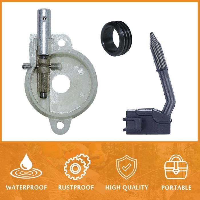 Haishine Kit Pompe à Huile + Engrenage Pour Husqvarna 136-142, Jonsered 2036-2040 - #5450368-01