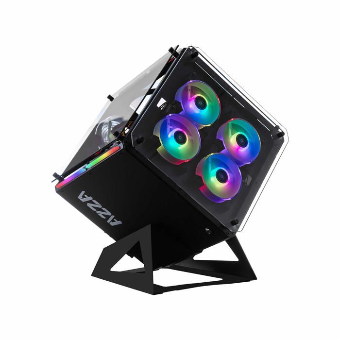 Boîtier PC – AZZA – Cube 802 – Full-Tower – Noir – ATX Micro ATX Mini-ITX – Jeux