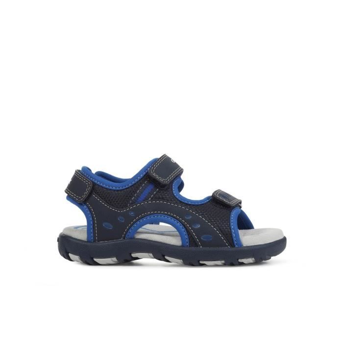 Sandales GEOX Pianeta B Enfant Scratch Polyester Bleu marine et bleu roi Bleu marine et bleu roi Cdiscount Chaussures