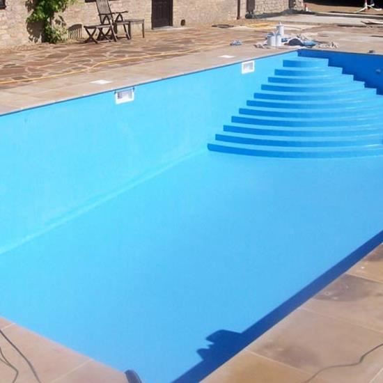 peinture piscine caoutchouc chlore prestige satin bleu ciel 15 l pot s de 15l cdiscount bricolage