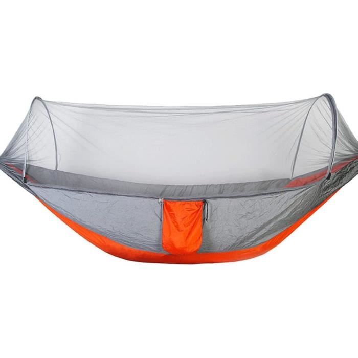 Hamac double moustiquaire léger avec support - 270x140cm