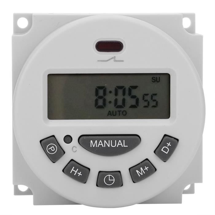 Cikonielf LCD Timer Switch Cikonielf Commutateur horaire numérique