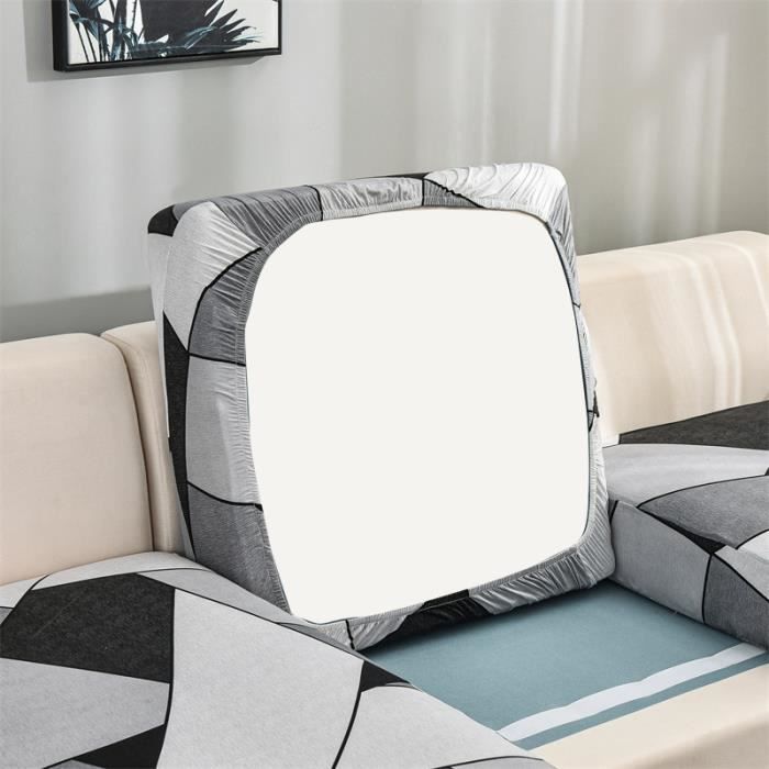 Lot De 2 Housses De Coussin Extensibles Pour Caravane/Camping-car – 1 Dossier + 1 Banquette, Imperméable – Protection, Café Profond