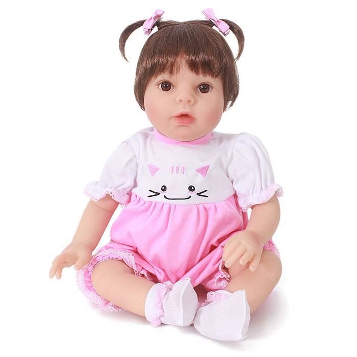 Duyaer Bebe Reborn Silicone Poupees Realiste Poupee Reborn Bebes Jouets Pour Fille Princesse Cadeau Brinquedos Enfants De J Achat Vente Poupee Cdiscount