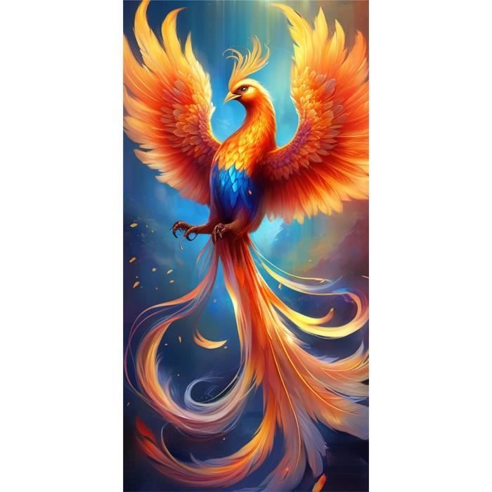 5D Diamond Painting Personnalisé Phoenix Animal Diamant Painting Strass ...