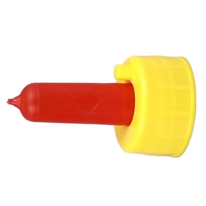 VOANZO Lot 6 Tétines Caoutchouc Souple Pour Agneau Chiot Veau Poulain - Mamelon Alimentation Orphelin