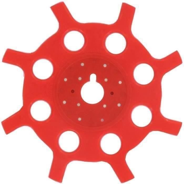 Lame résine nylon à 8 dents adaptable pour débroussailleuse - Coupe de 230mm, alésage: 25,4mm