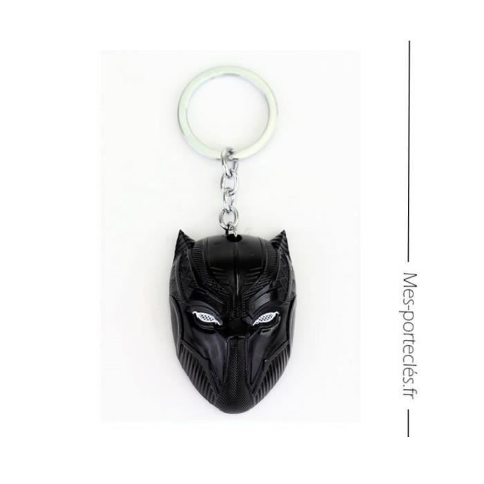 Collier Panthère Noire Wakanda - Pendentif T'Challa - Cosplay Et Style Super-héros - Zinc Et Cuir
