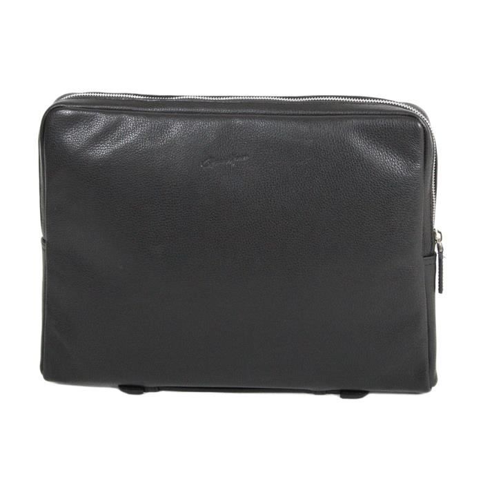 Porte-documents Gérard Hénon Twist – Cuir De Vachette Grainé – 38x28x6 Cm – Rouge – Professionnel Et élégant
