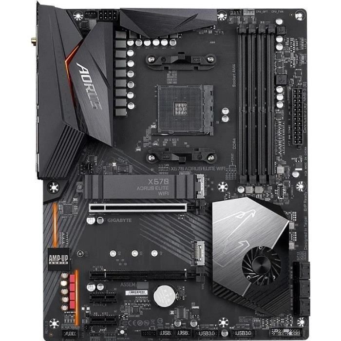 Carte mère Gigabyte X570 AORUS ELITE WIFI DDR4 ATX - Gigabyte