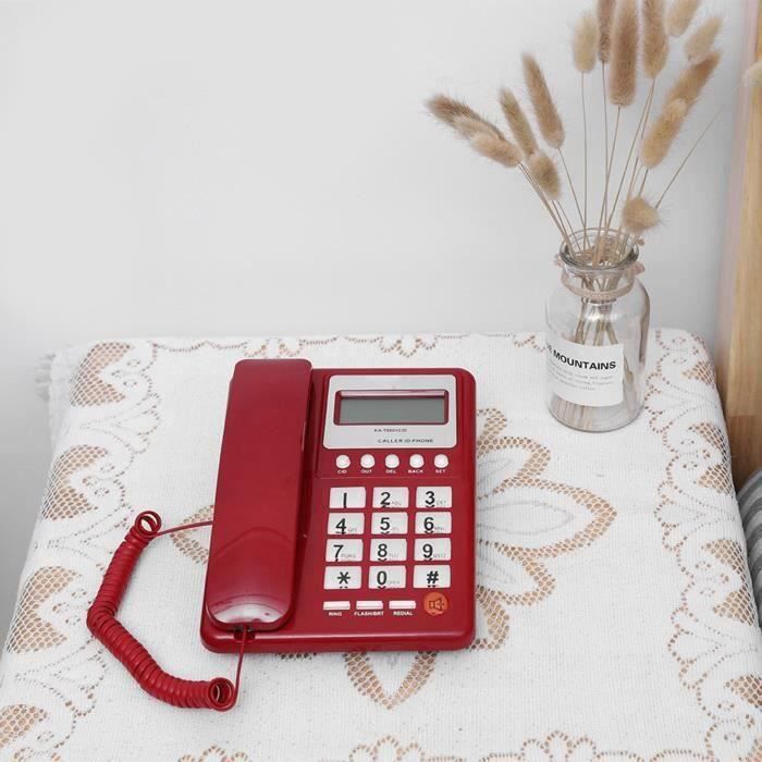 Téléphone De Bureau À Domicile Avec Identification De L'Appelant