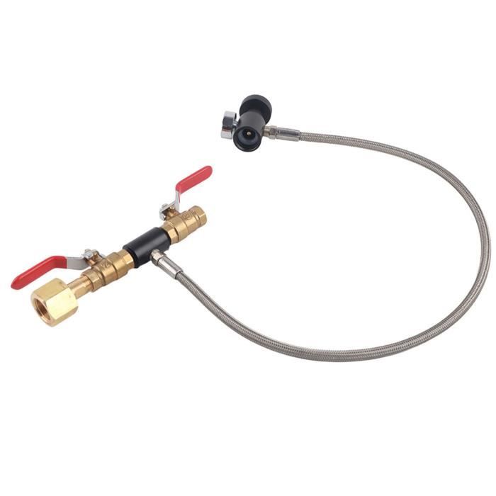 Adaptateur De Recharge Pour Réservoir De Plongée Avec Tuyau Jauge - Alliage Alu Portable WT - Neuf