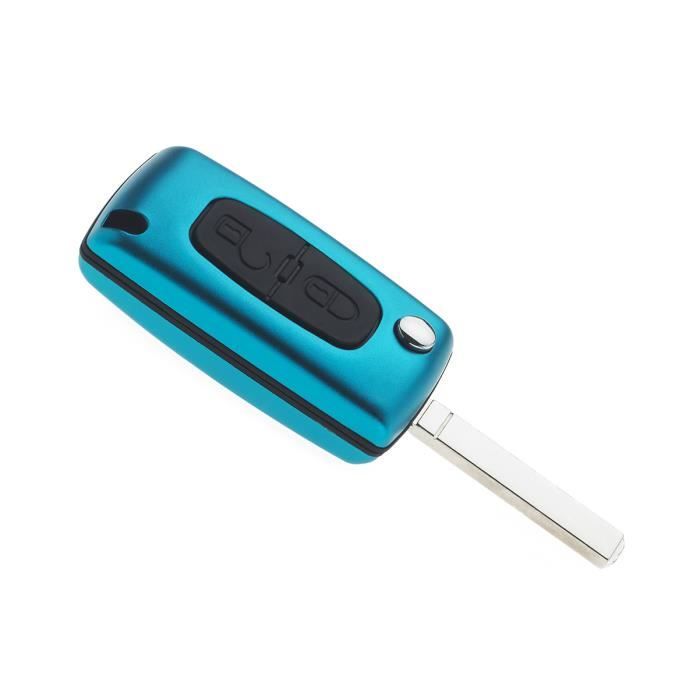 Coque De Télécommande CITROËN C2 C3 Berlingo - Référence CE0536 Avec Rainure Et Pile Incluse