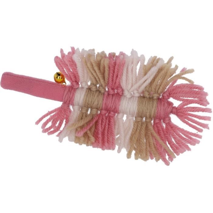 Jouet pour chat - KERBL - Cuddle - Rose - Avec clochette - Plumes Jouet pour chat - KERBL - Cuddle - Rose - Avec clochette - Plumes