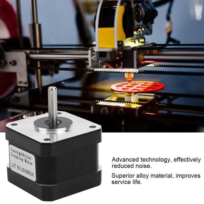 Moteur Pas à Pas En Alliage 17HS3401S 17, 4 Fils, Fournitures D Pour Imprimante 3d~p137737627