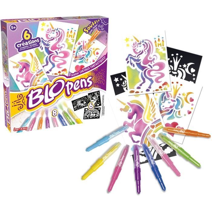 Set Créatif Blopens Lansay Atelier Chevaux Fantastiques 24122 – Dès 5 Ans