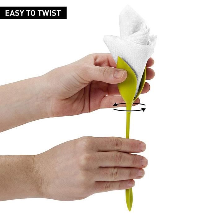 Porte Serviette Bricolage En Plastique Fleur Stand Porte Serviette