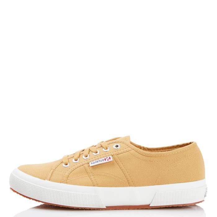 Superga Baskets - SUPERGA - 2750 COTU CLASSIC - Jaune - Femme - Lacets