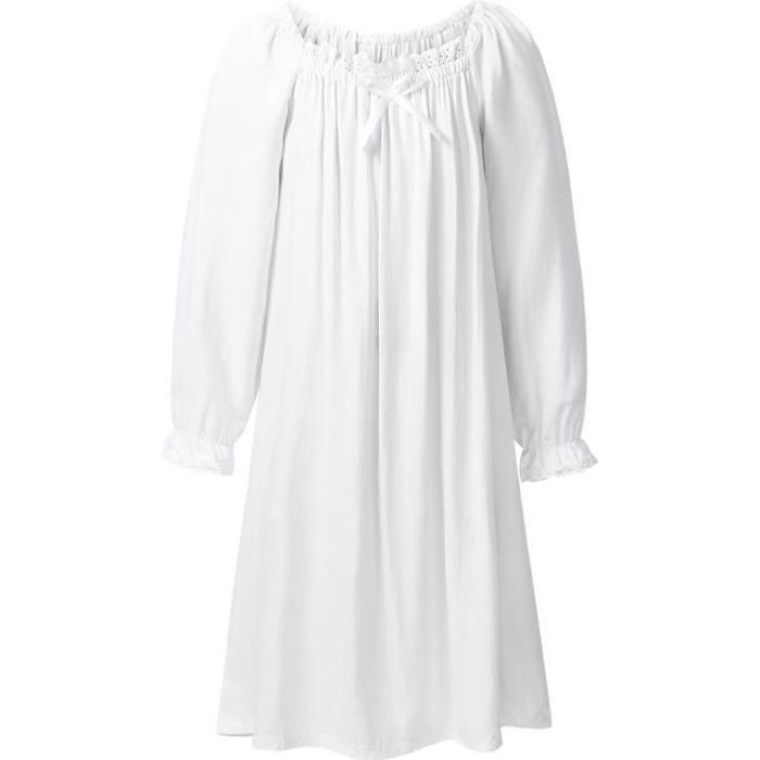 TiaoBug Chemise de Nuit Licorne Enfant Fille Robe de Nuit à Manche Courte Coton Pyjama Nuisett Vêtement de Nuit 3-12 Ans