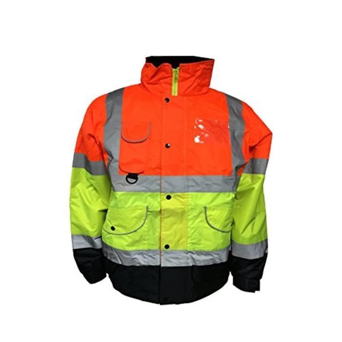 Veste Bomber Kapton Haute Visibilité Homme - Imperméable, Rembourrée Et Respirante