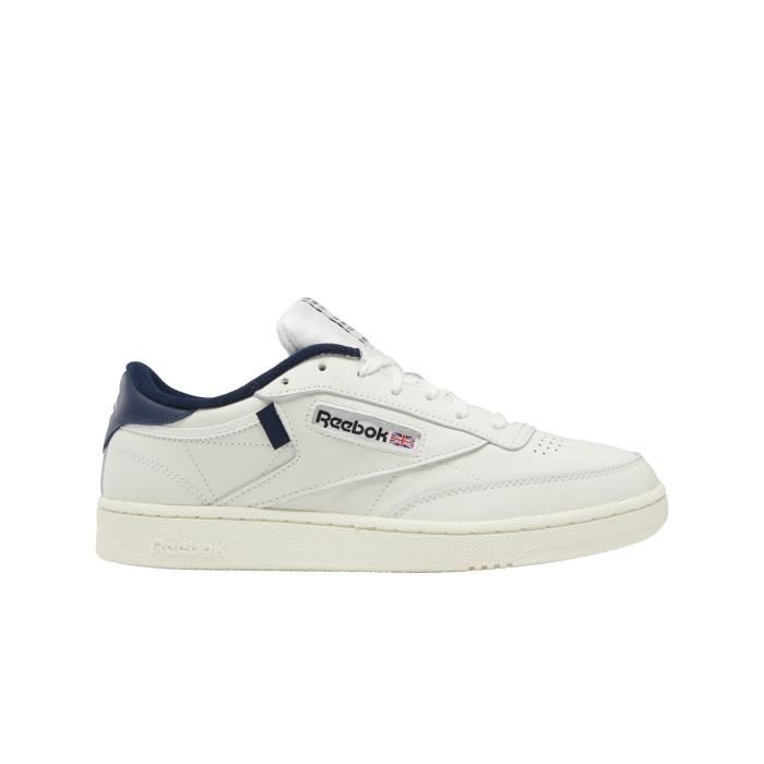 C 85 Reebok Blanche Semelle Bleu Chaussures De Tennis Reebok