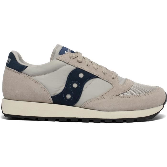 Baskets Saucony jazz original vintage beige bleu marine 46 5