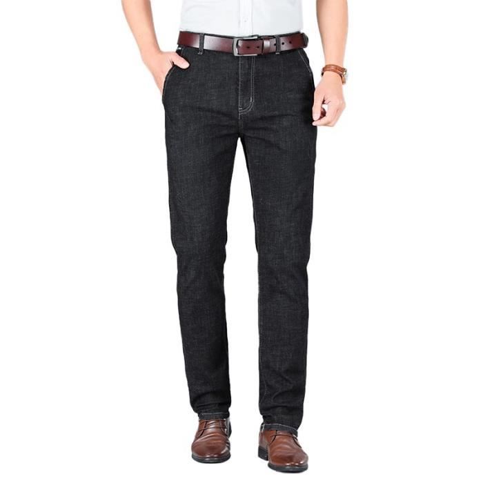 Pantalon jeans homme taille haute best sale